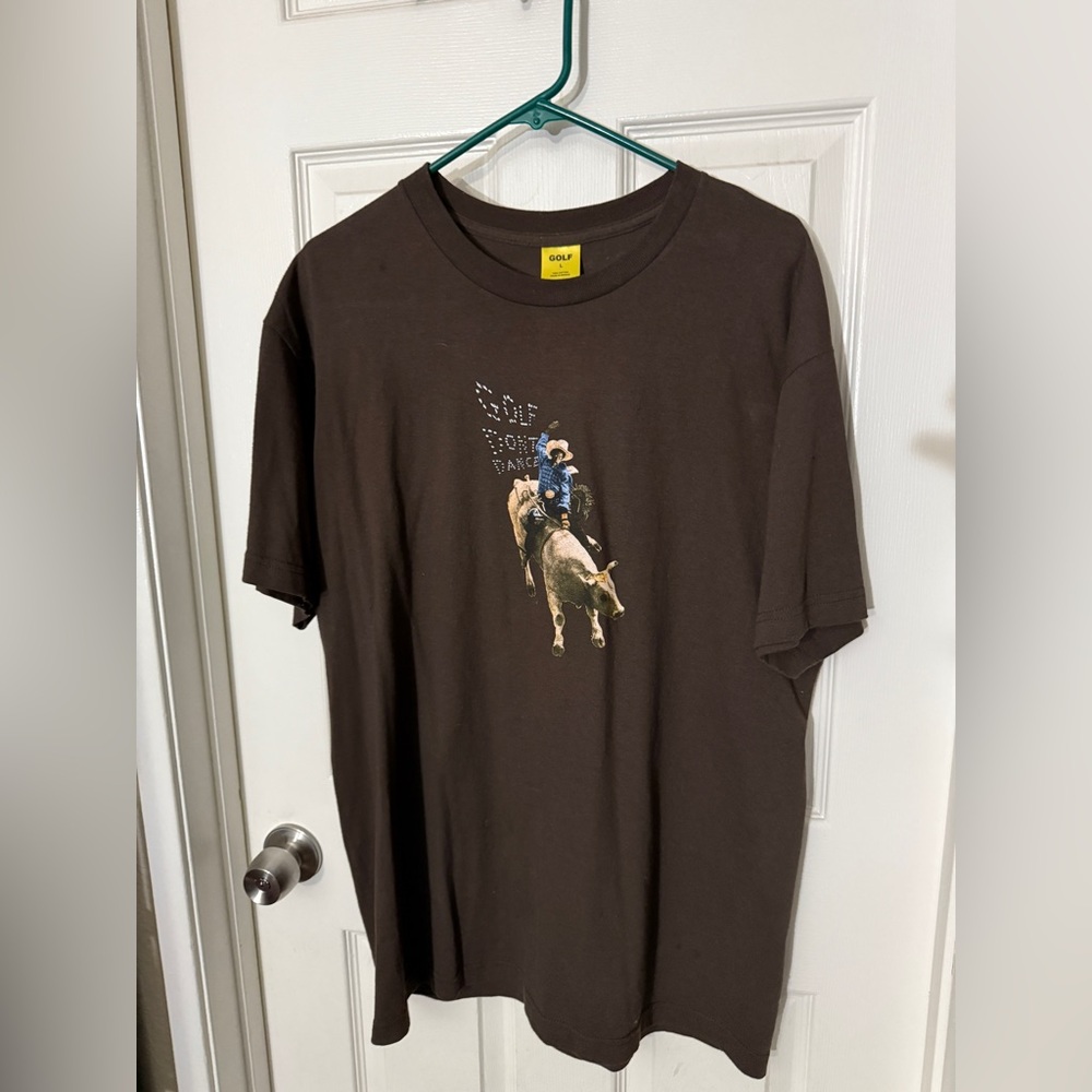 Brown Golf Wang "Golf Don't Dance" Tee Size Large